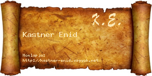 Kastner Enid névjegykártya